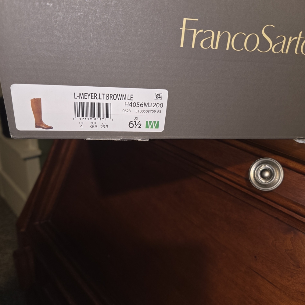 Franco Sarto Brown Leather Boots